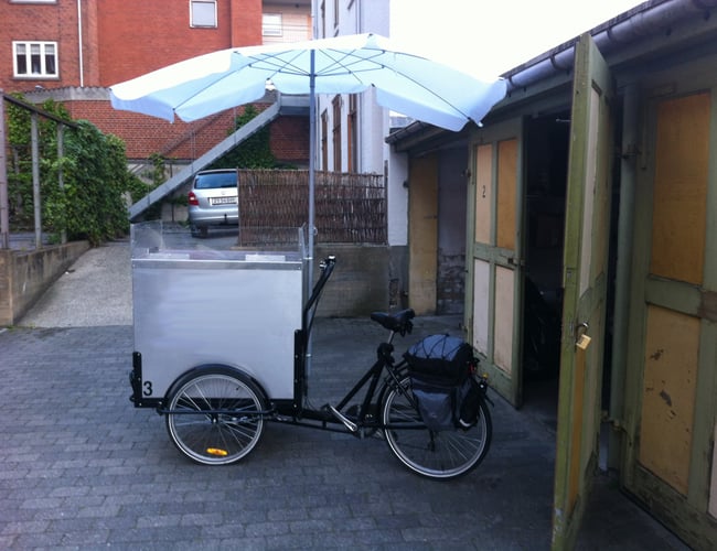 Cyklende StreetFood koncept med uanede muligheder