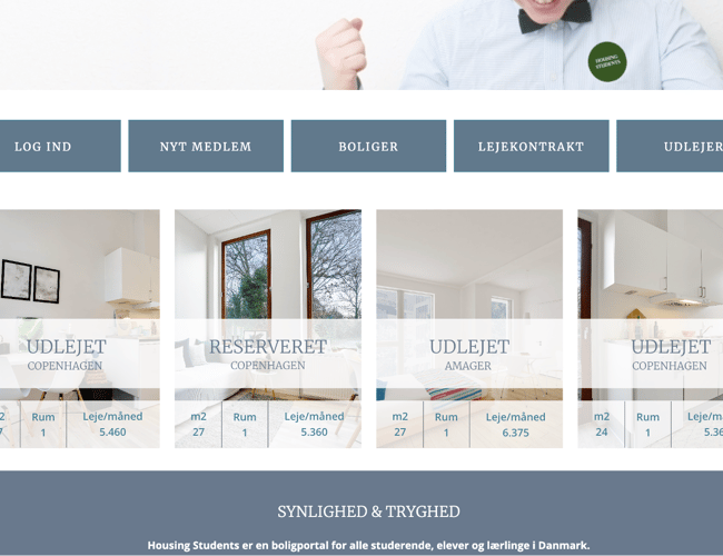 Boligportal for unge under uddannelse