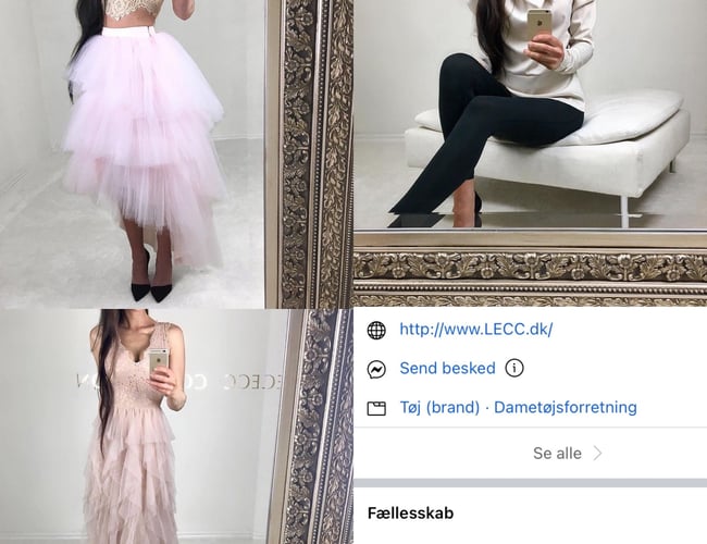 Lecc.dk - Omsætning første år: 1.200.000 kr. - 72.000 Facebook følgere og 15.000 instagram følgere