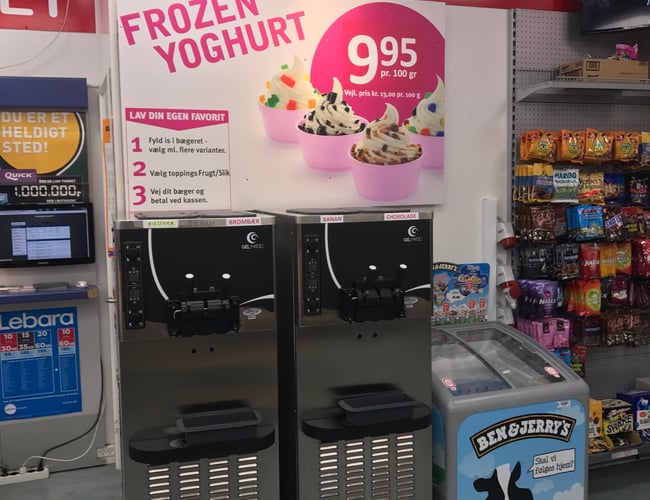 Kiosk med tilhørende spillehal til salg