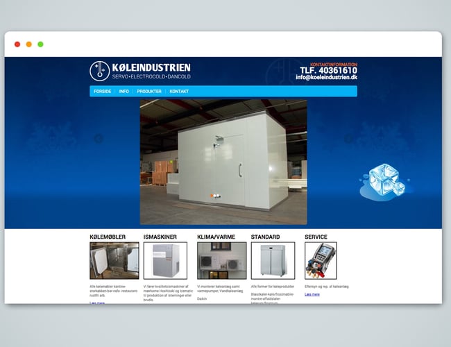 Koeleindustrien.dk - Servicevirksomhed indenfor køleindustrien - Overskud mellem 50.000 til 100.000. kr. 