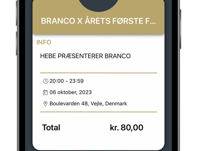 Gymnasiefest billet- og barsystem - solgt over 30.000 billetter.