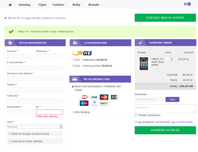 emelan.dk - Webshop med salg indenfor licenseret gaming merchandise fra computerspil