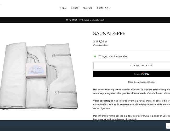 Nordic-Body fitness dropshipping virksomhed med stort potentiale! 