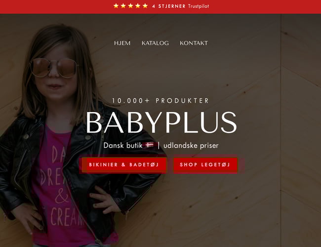 Babyplus.dk - Dropshipping webshop (alt opsat)