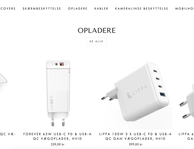 Salg af mobiludstyr med dropshipping