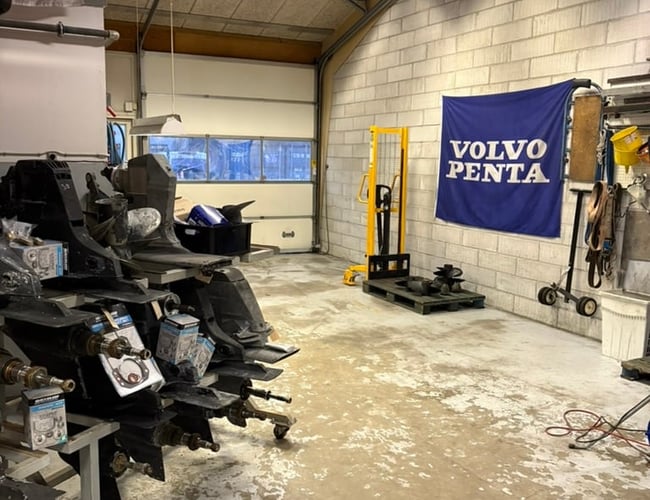 Marineværksted til salg