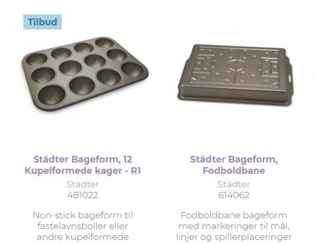 Kendt webshop med salg af bageartikler til både private og professionelle