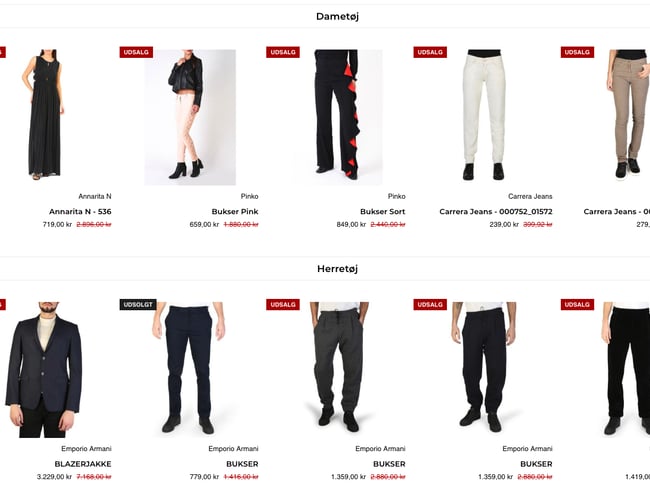 Styleoutlet.dk - Nyopstartet dropshipping webshop med over +4500 produkter fra alle de kendte modetøj brands.