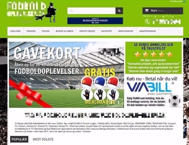 Fodboldrejser - Virksomhed der sælger Fodboldpakkerejser