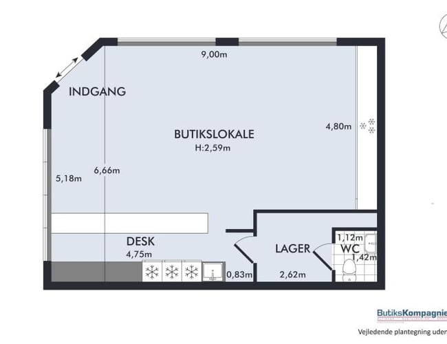 Byens smukkeste kiosk-café på Østerbro til salg 