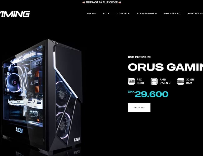Dropshipping med salg af Gamingudstyr - Omsætning på 1,2 mio. kr.