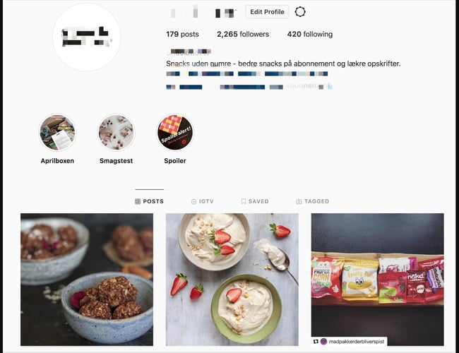 Populær virksomhed med salg af snacks på abonnement - 200 abonnenter på sine allerførste måneder 