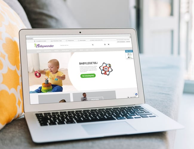 Webshop med salg af babylegetøj 0-1 år - Omsætning på ca. 500.000 kr. 2 år i træk. 