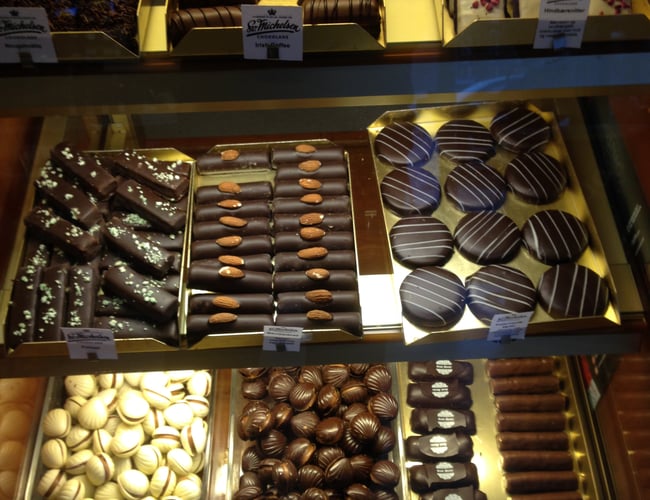 Chokoladebutik m. eksklusivt håndlavet chokolade - Overskud på mellem 350.000-500.000 kr. om året.