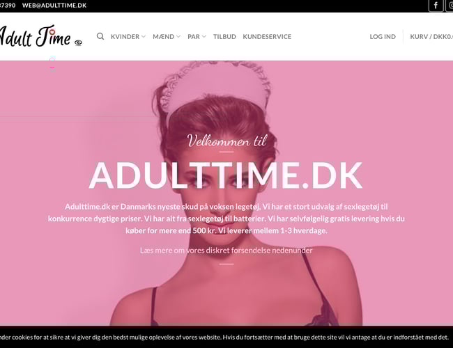 Adulttime.dk - Dropshipping webshop med voksenlegetøj sælges!