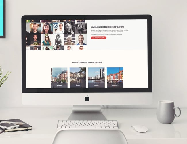Få 3 tilbud på personlig træning site med over 120 trænere tilknyttet - overskud på 90.000 kroner. 