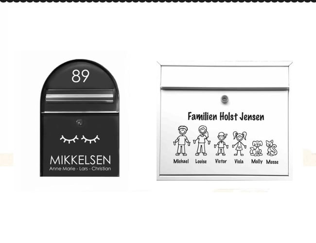 Webshop med 5 års erfaring og med overskud sælges - wallstickers til postkasser. - 155.000,- i omsætning