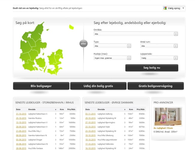 Portal med over 500 besøgende - hver dag
