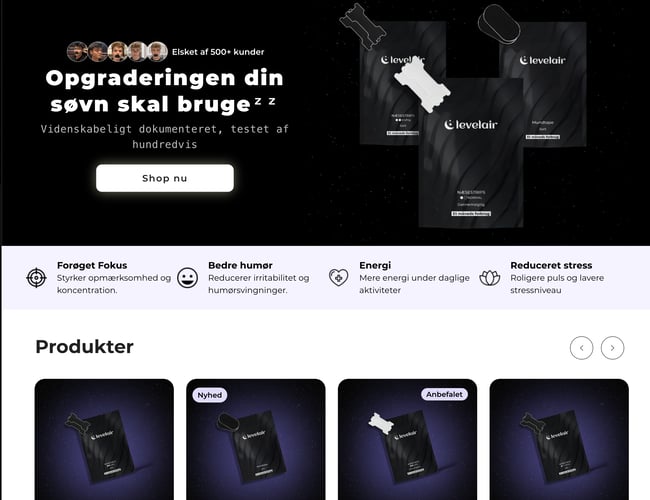 Køreklar webshop med stort potientale 