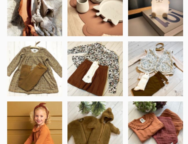 Kørende webshop med børnetøj - omsætning 2021: 59.078 kr. 