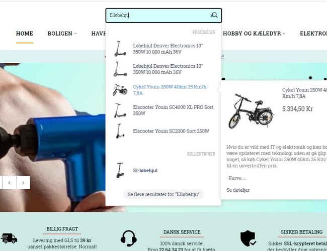 Webshop med automatiseret produktintegration sælges