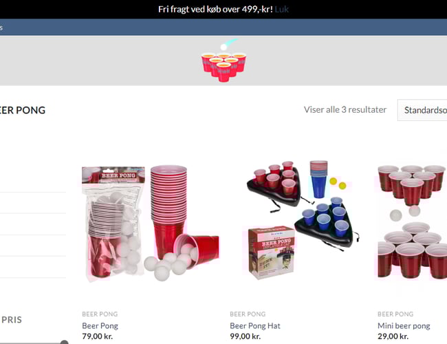 Webshop Den Fulde Kop - Trustpilot på 4,4 stjerner. - Festtilbehør til enhver fest