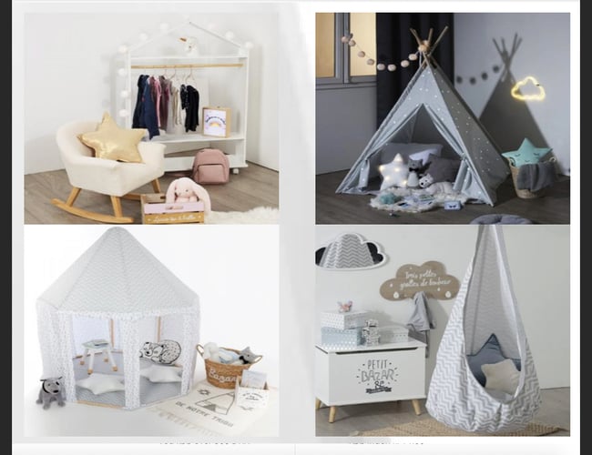 Køreklar webshop med moderne børnemøbler / leverandør i EU