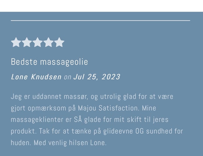 Webshop med eget brand af intimplejeprodukter