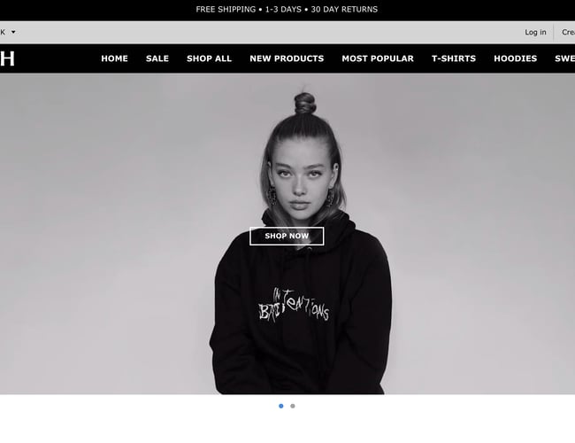 Arch Essentials - Streetwear Webshop - Omsat for i alt:  735.000 kr. 