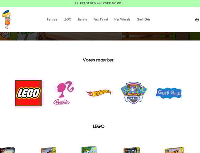Bareleg.dk | 100% Køreklar dropshipping webshop med Legetøj