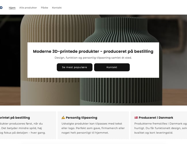 Profitabel 3D-print webshop