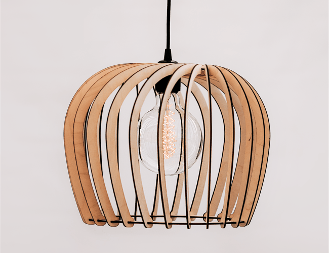 Design- og produktionsvirksomhed af lamper med egenproduktion i Danmark