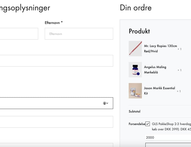 5*stjernet webshop med sneaker accessories og velkendt navn
