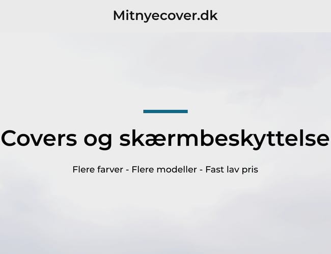 Lille mobilcover webshop med stort potentiale 