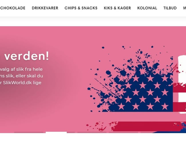 En af Danmarks største slik webshop til salg! 