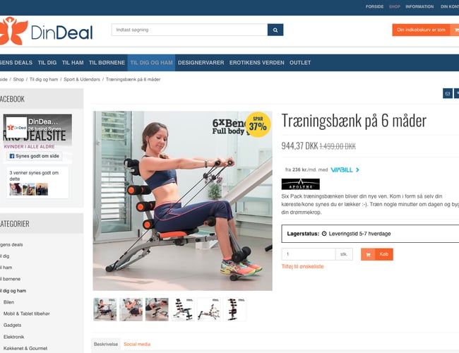 Dindeal.dk- Professionel webshop Danmarks dealsite for ”unge kvinder i alle aldre”