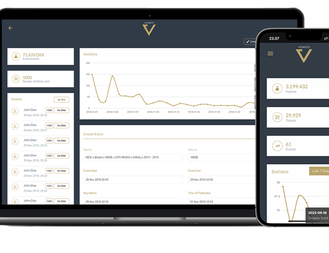 Gymnasiefest billet- og barsystem - solgt over 30.000 billetter.