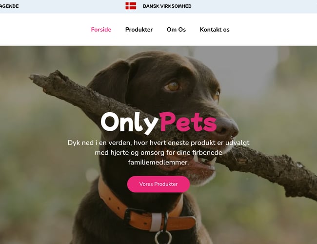 Salg af dropshipping webshop indenfor kæledyrsnichen - Nem at vedligeholde og mulighed for omsætning fra dag 1