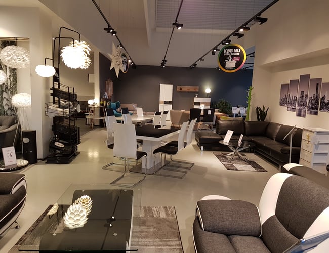 Stort møbelhus på Fyn med stor og voksende omsætning