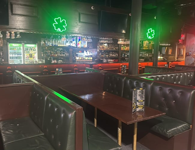 Irish pub - overdrages - Ingen nøglepenge