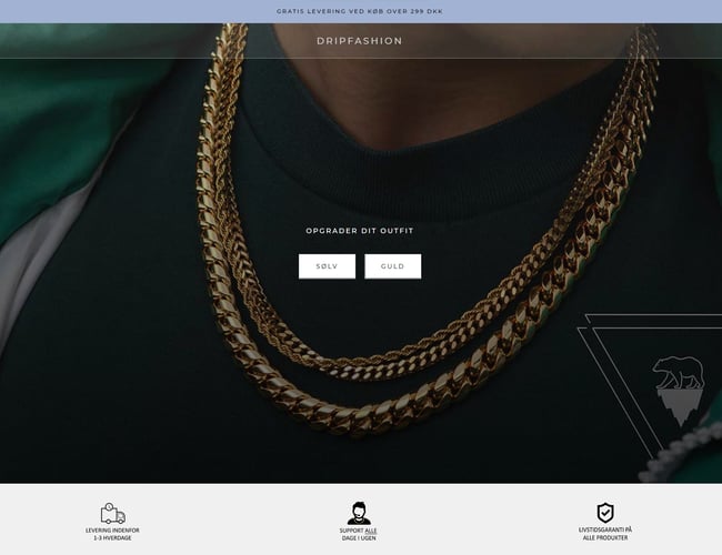 Dripfashion.dk - Niche smykkeforretning med et stort potentiale - Omsætning 2022: 60.030 kr.