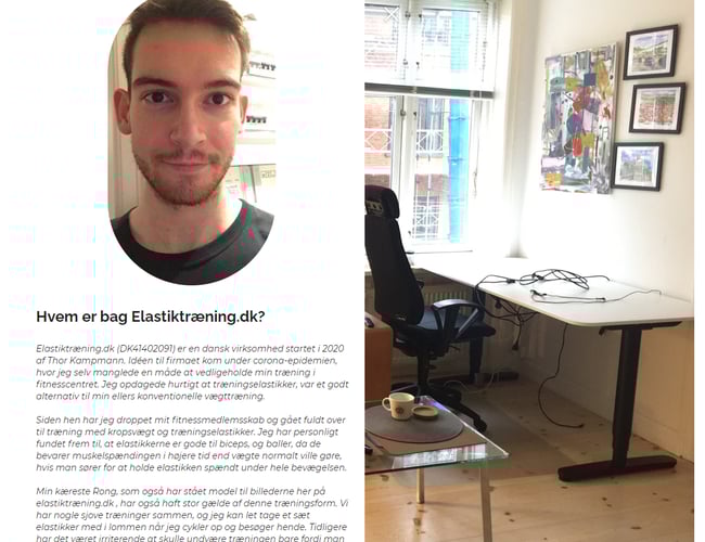 Webshop med træningselastikker, KØREKLAR+LAGER