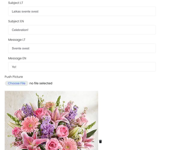 Market goods delivery service