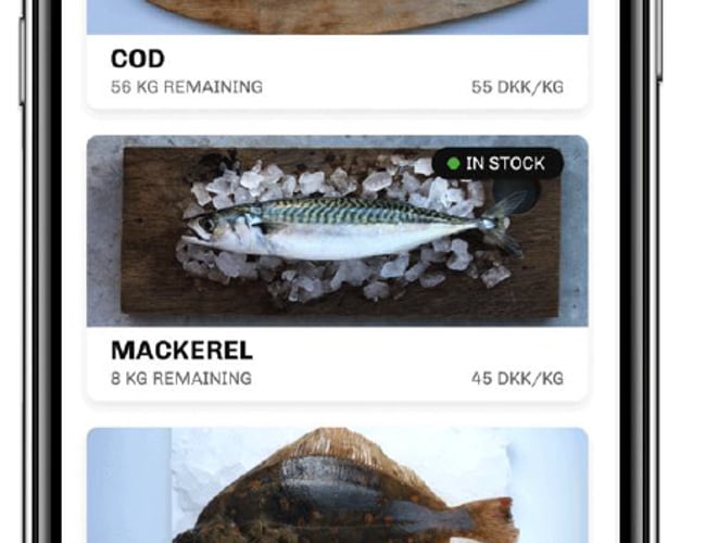 Blue Lobster - App (kildekoder) til salg af frisk fisk via app-system