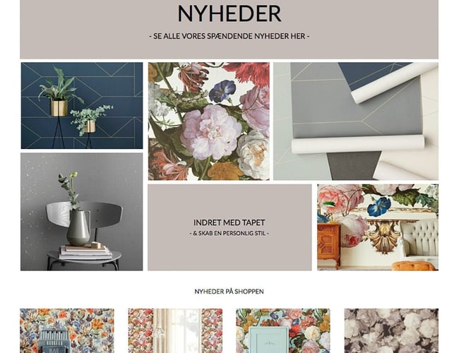 Stærkt nedsat, Skal sælges nu - Interiør Webshop med uforløst potentiale.