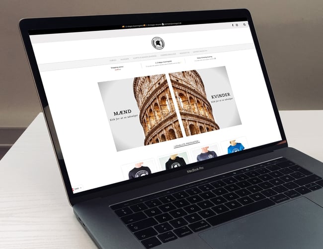 Webshop med salg af eget fitnesstøj brand - Omsætning ialt: 110.242,56 kr. 