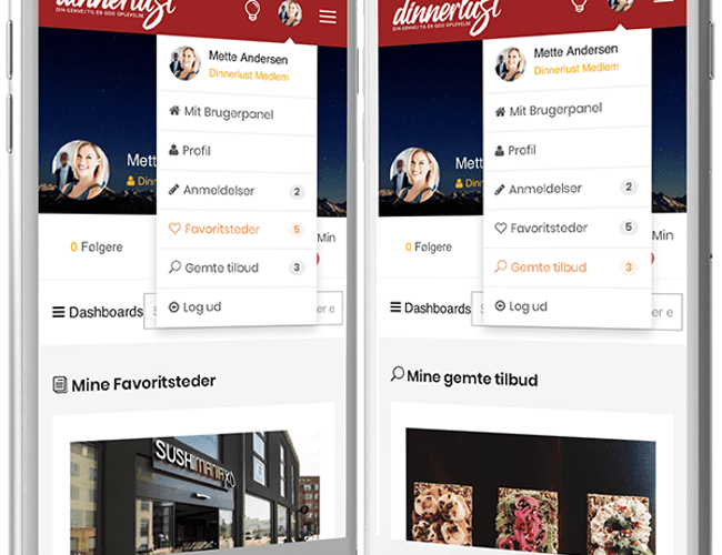 Restaurationsportal og køreklart abonnementskoncept til salg - Høj organisk trafik