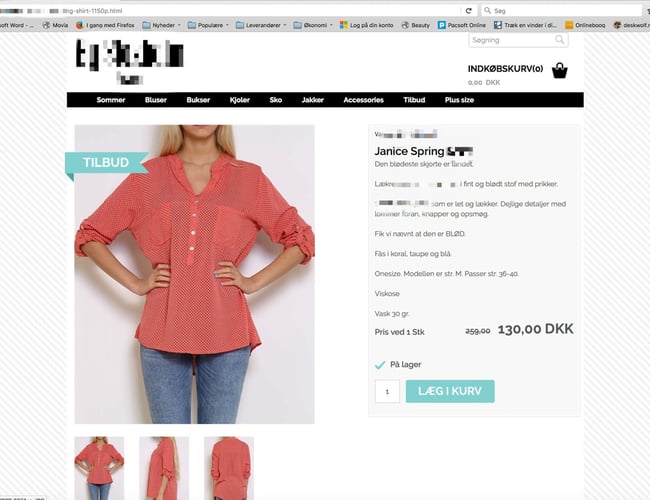 Flot modewebshop med stigende omsætning og solid facebookgruppe sælges BILLIGT!