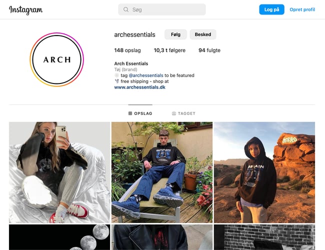 Arch Essentials - Streetwear Webshop - Omsat for i alt:  735.000 kr. 